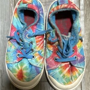 Vibrant Tie-Dye Kids Sneakers